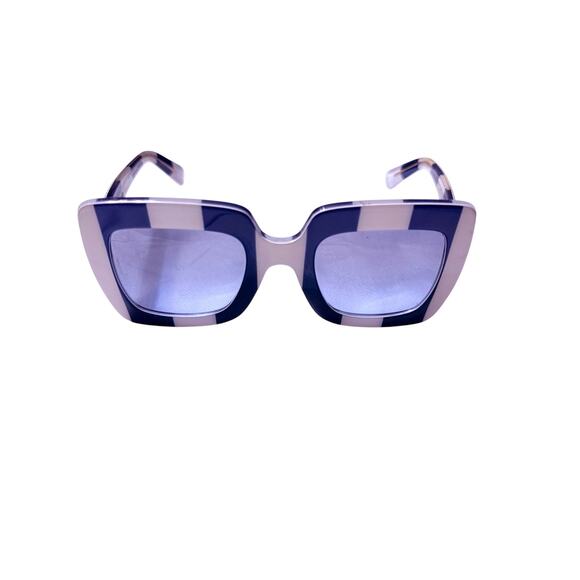 Dolce & Gabbana DG4263 3027/8F Square Sunglasses – Blue White Stripe – Authentic - Picture 1 of 6